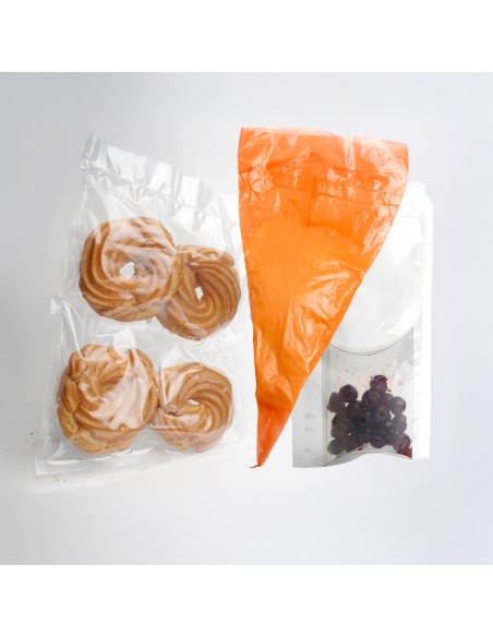 Zeppola di San Giuseppe al Forno con Crema e Amarene  (4 pezzi)